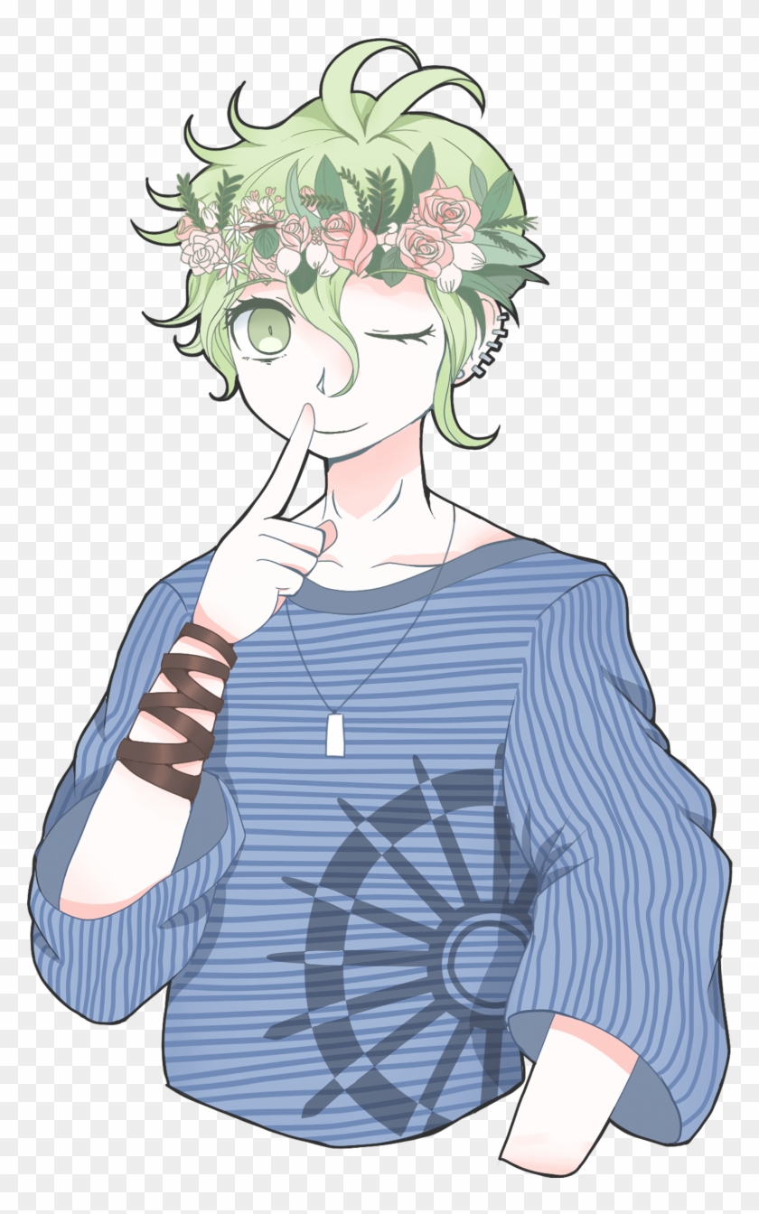 Hello Yes Please Consider Amami In A Flower Crown, - Cartoon, HD Png  Download - 1280x1536(#857564) - PngFind