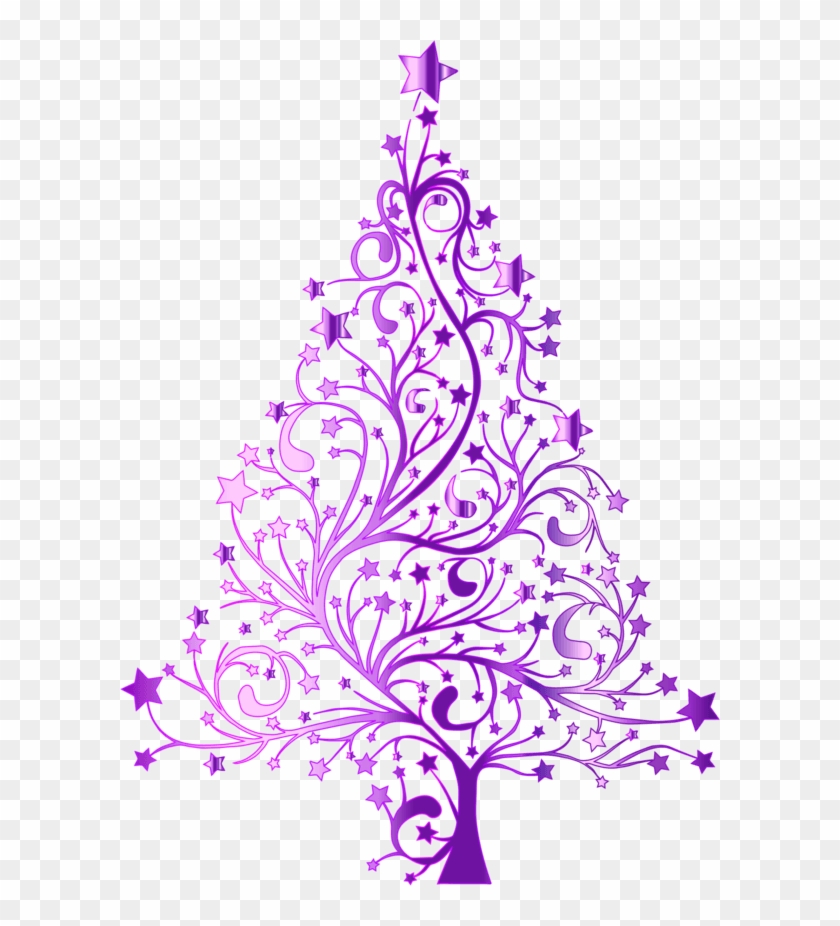 Purple Christmas Background Christmas Tree Vector Gold Hd Png Download 600x846 859088 Pngfind