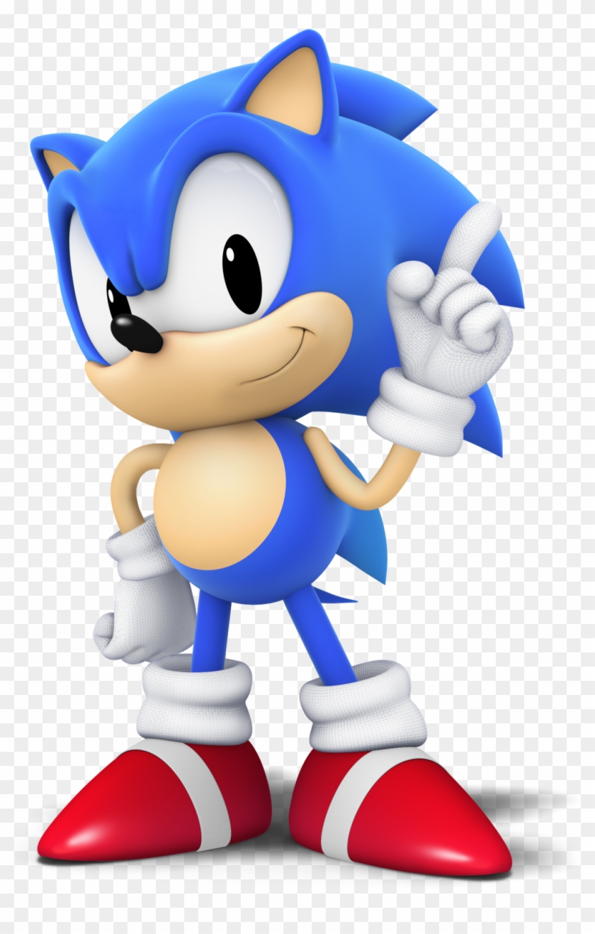 Classic Sonic Png - Sonic Classic, Transparent Png - 1024x1565(#863267