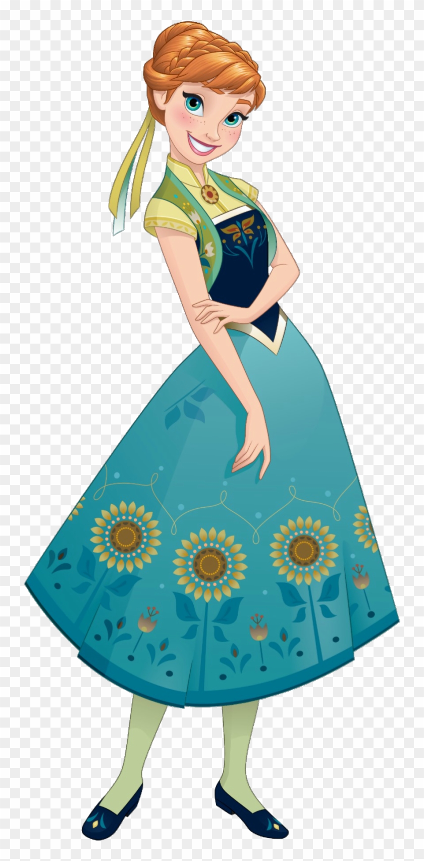 Anna Clipart Png File - Princess Anna Frozen Fever, Transparent Png