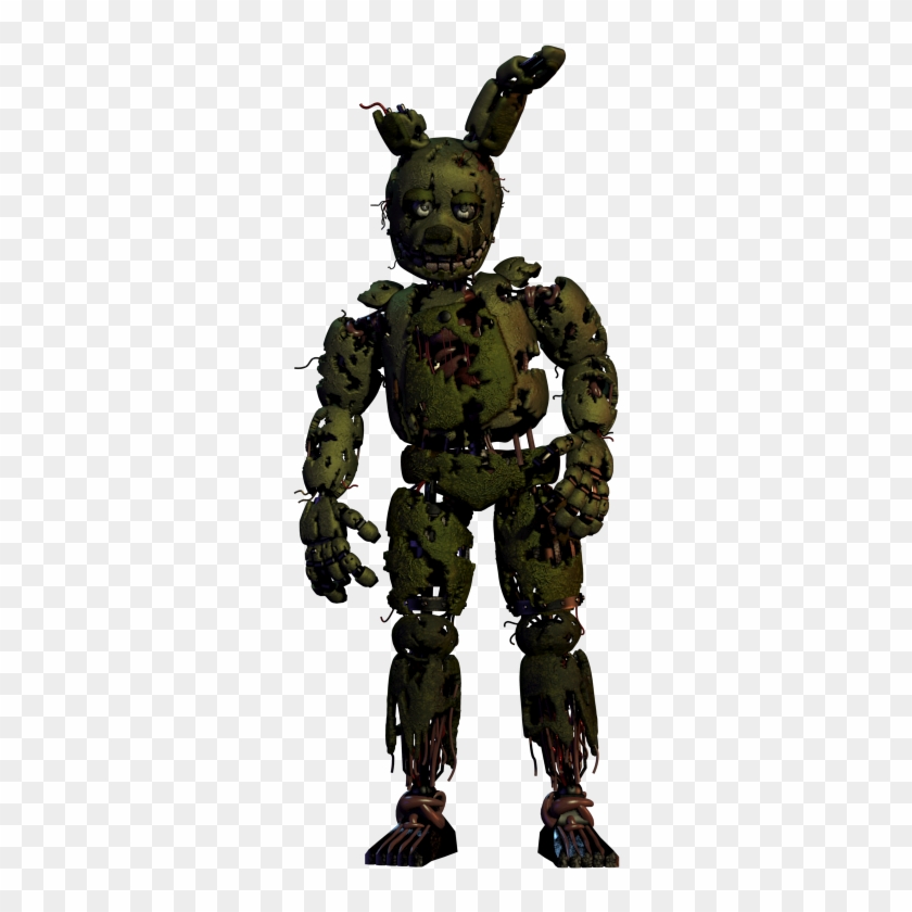 Undefined Fnaf 3 Springtrap Full Body Hd Png Download 768x768