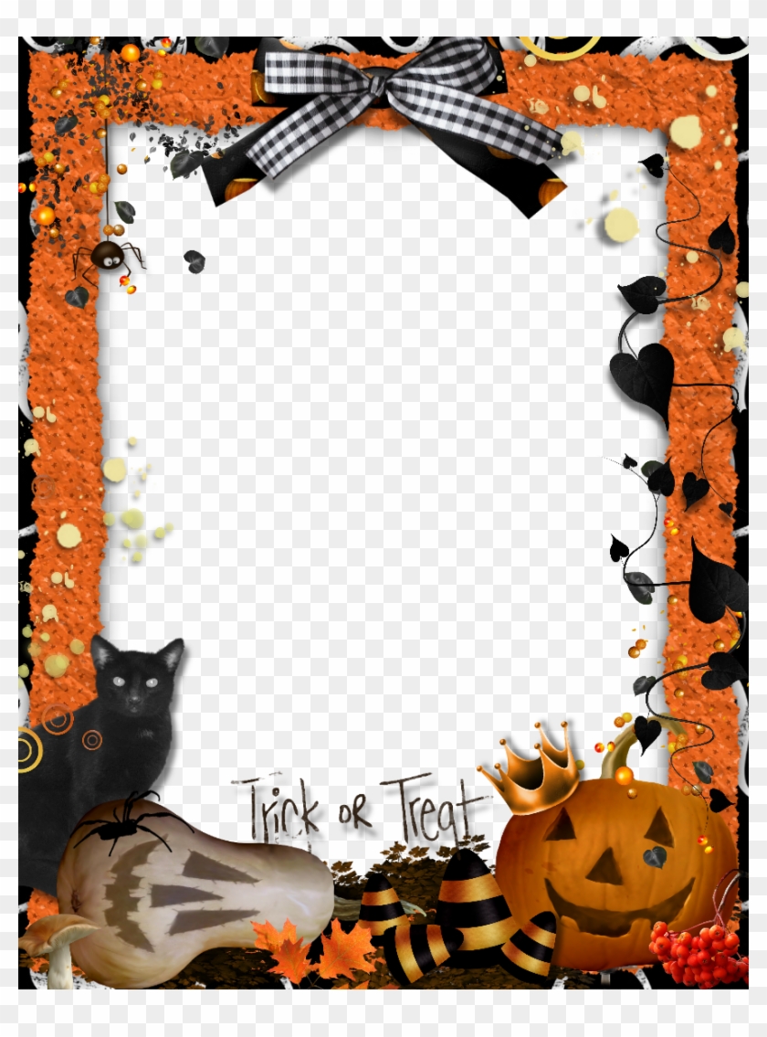 Halloween Border Download Transparent Png Image Marcos Para Fotos Halloween Gratis Png Download 600x782 866984 Pngfind