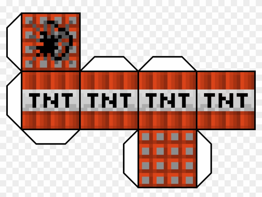 Printable Minecraft Tnt Box, HD Png Download 1283x908(876466) PngFind