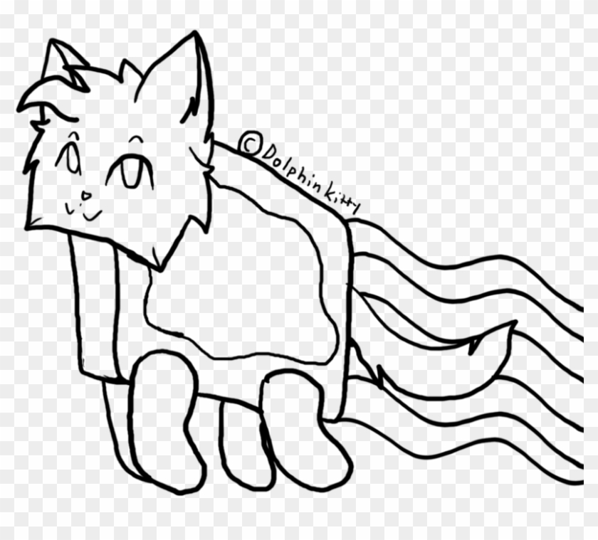 Nyan Cat Svg Freeuse Library Rr Collections Drawing Hd Png Download 894x894 878686 Pngfind