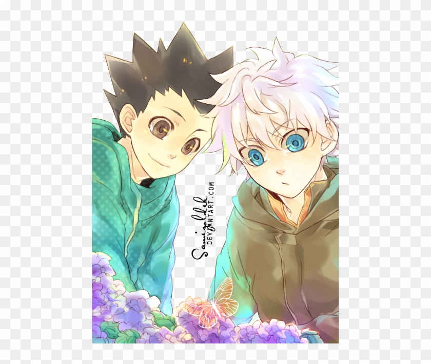 Hunter X Hunter Gon And Killua Hunter X Fan Art Hd Png Download 480x640 0722 Pngfind