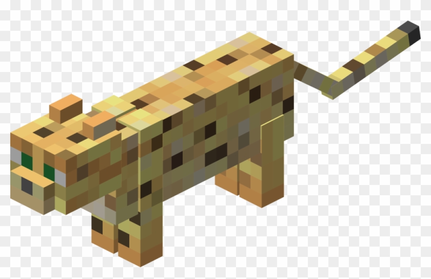 Ocelot Cat Minecraft, HD Png Download - 1000x600(#886762) - PngFind