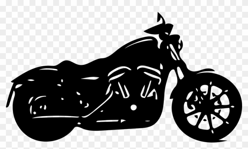 Clipart Harley Motorcycle Silhouette