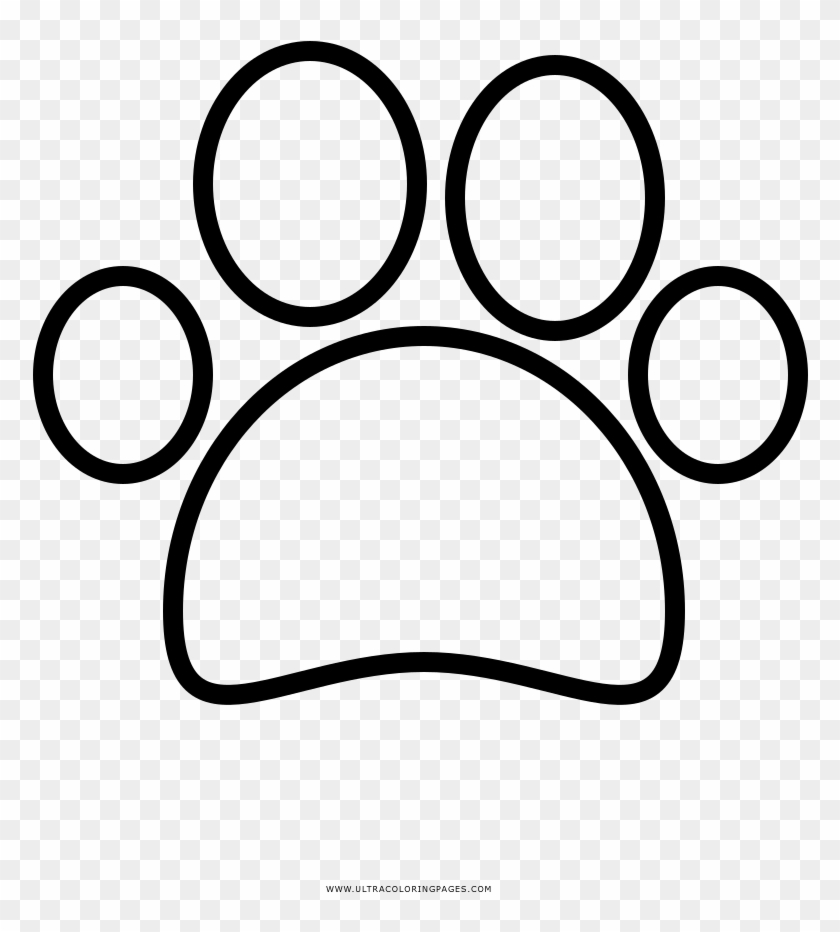 Paw Print Coloring Page Pages Astounding Free Patrol Zampa Cane Da Colorare Hd Png Download 1000x1000 9122 Pngfind