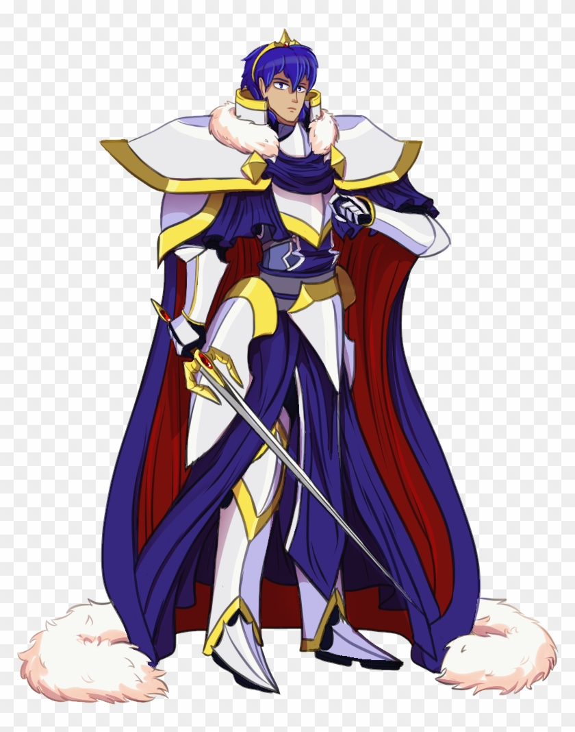 Drew Brave Marth Concept - Cartoon, HD Png Download - 794x988(#98441 ...