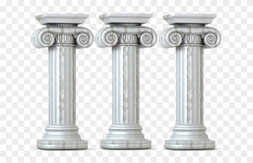 Columns Clipart Three Pillar Three Pillars, HD Png Download 640x480