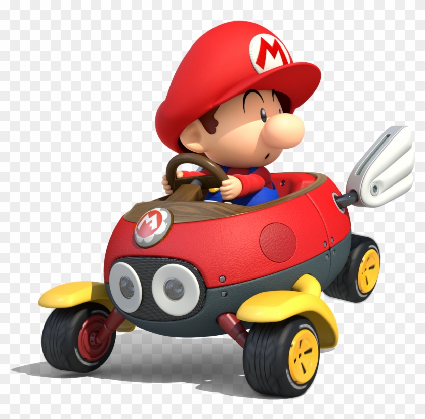 Mario Kart 8 Png Mario Kart 8 Deluxe Baby Mario Transparent Png 1527x1434 Pngfind