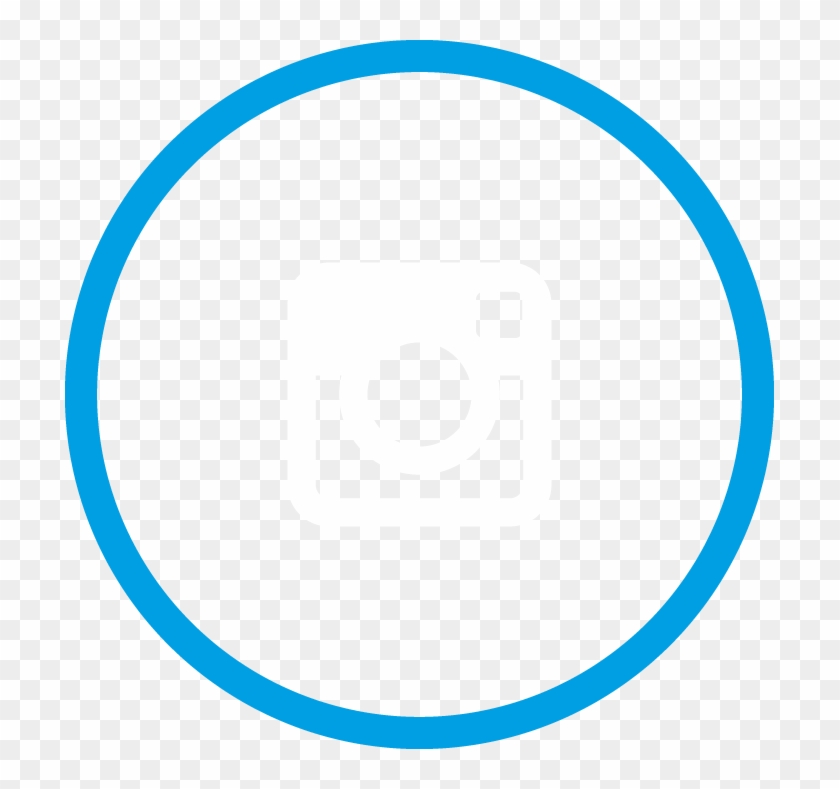 Blue Circle Outline Home Com Instagram Clip Black And Blue
