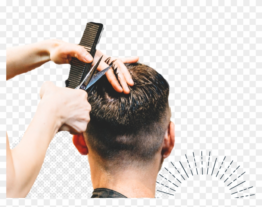 Men's & Women's Haircuts In - Barber, HD Png Download - 1782x1328(#905007)  - PngFind