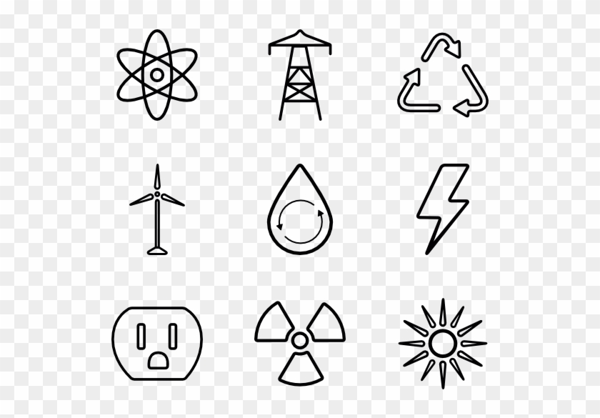 Energy - Energy Icons Vector Free, HD Png Download - 600x564(#907050 ...
