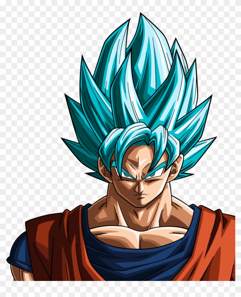 Super Saiyan Blue Goku By Rayzorblade189 - Dragon Ball Z Goku Blue Super  Saiyan, HD Png Download - 813x956(#908344) - PngFind