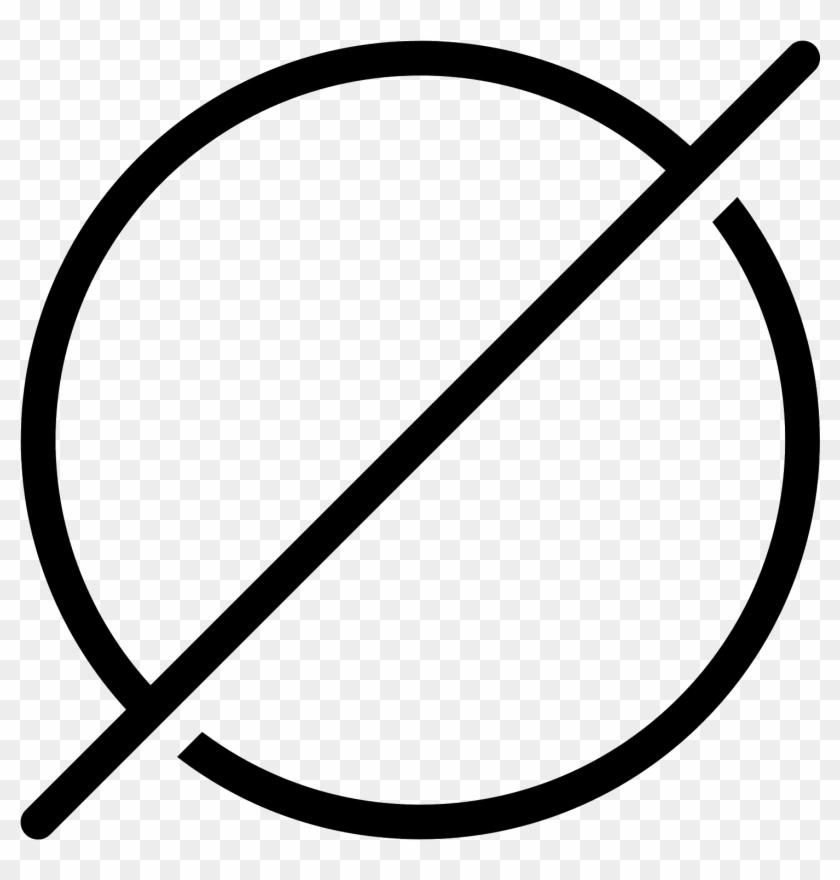 Empty Set Icon - Simbolo Del Conjunto Vacio, HD Png Download ...