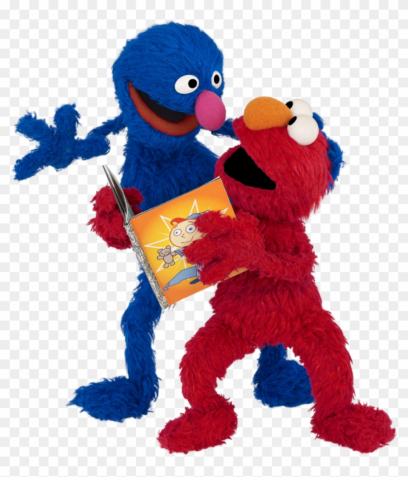 Grover And Elmo Reading Grover And Elmo Enjoy Reading - Sesame Street