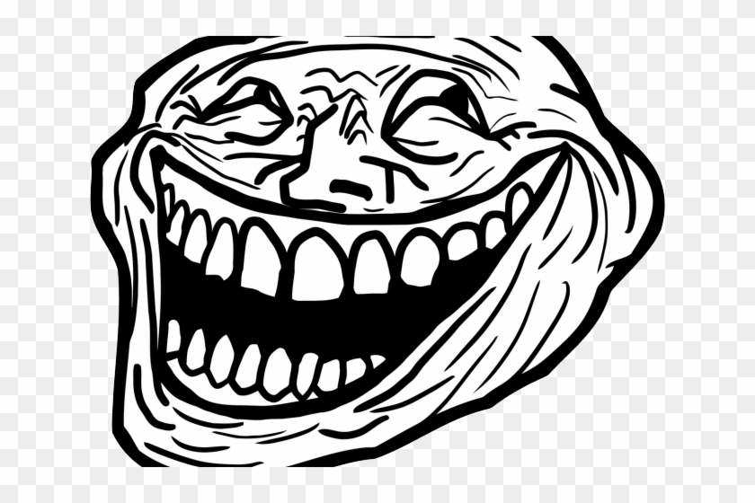 Free: Download Meme Coloring Pages - Troll Face Angry Png 