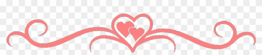 Dividerdasd Decorative Line With Heart Hd Png Download
