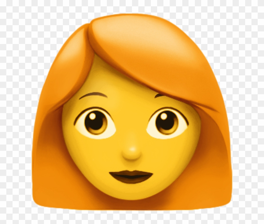 Ginger Woman Emoji Emoji Red Hair, HD Png Download 866x650(934115