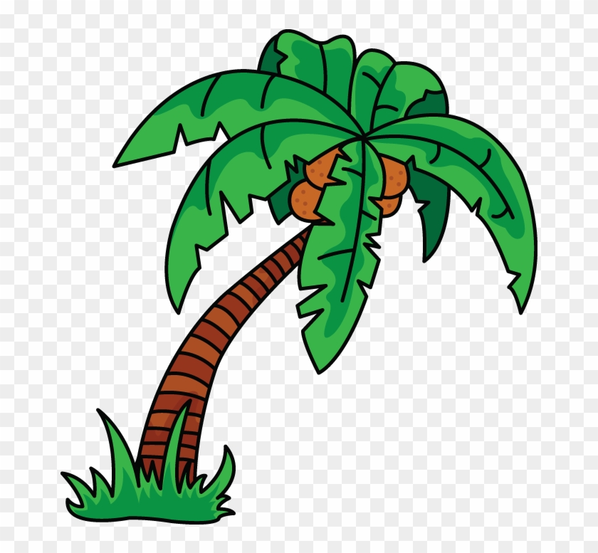 Scarce Palm Tree Drawing How To Draw A Easy Step By - Draw Palm Trees