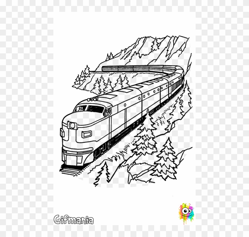 Thomas The Train Coloring Pages Transparent Background Free Printable Train Coloring Page Hd Png Download 480x720 938241 Pngfind