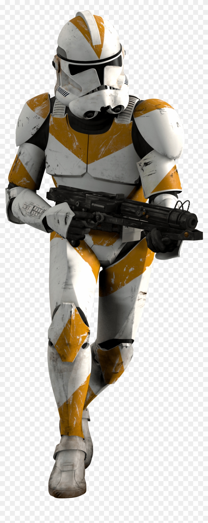 Star Wars Clones Orange, HD Png Download - 2000x4100(#946160) - PngFind