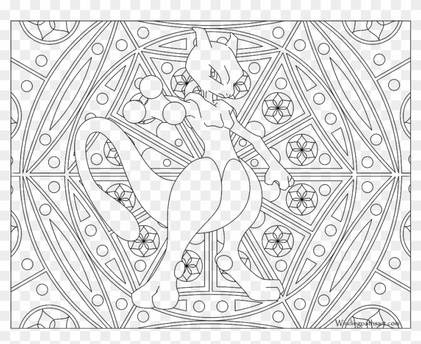 Download Unique Mewtwo Pokemon Card Coloring Pages Image Big Drawing Hd Png Download 1024x791 951056 Pngfind