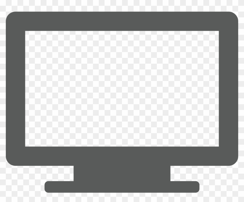 Pc Clipart Black And White Monitor Simple Hd Png Download 2400x10 Pngfind