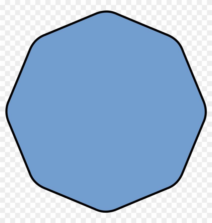 Smoothed Octagon Simple - Rounded Octagon, HD Png Download - 1024x1024 ...