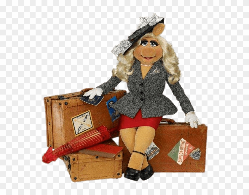 Miss Piggy Travelling - Miss Piggy Dressed Up, HD Png Download
