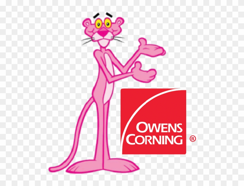 Pink Panther Owens Corning Roof Shingles Insulation Hd Png 517x621 971436 Pngfind Owens Corning Pink Insulation