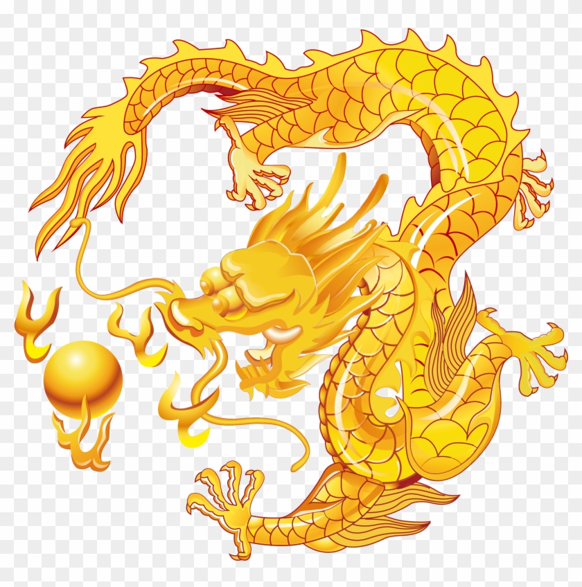 2126 X 2126 5 - Chinese Golden Dragon, HD Png Download - 2126x2126 ...