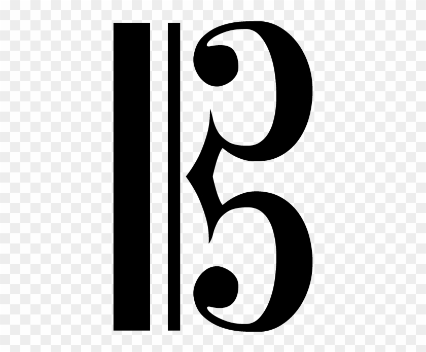 wallpapers White Bass Clef Png alto clef clip art hd png download