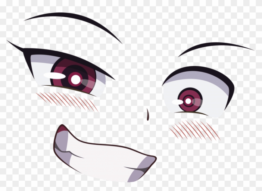 Free Png Download Anime Eyes And Blush Png Images Background - Anime Eyes  And Mouth, Transparent Png - 850x580(#978453) - PngFind