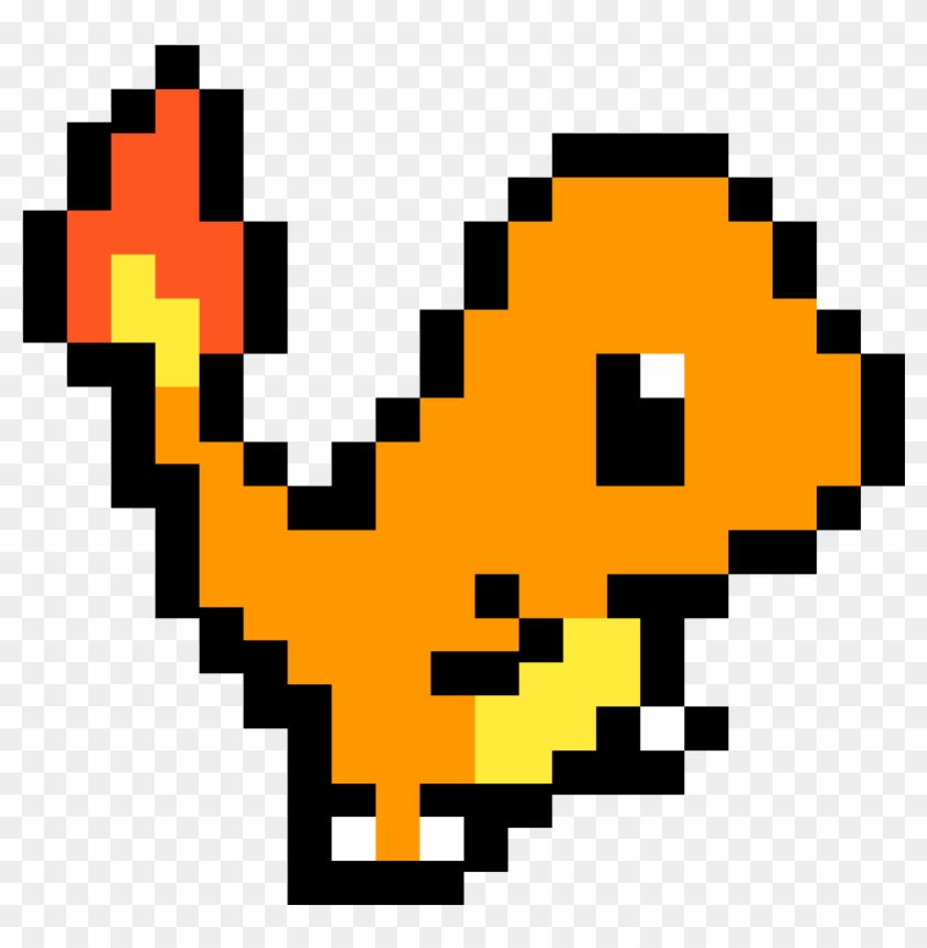 Charmander Pixel Art Minecraft NEBD