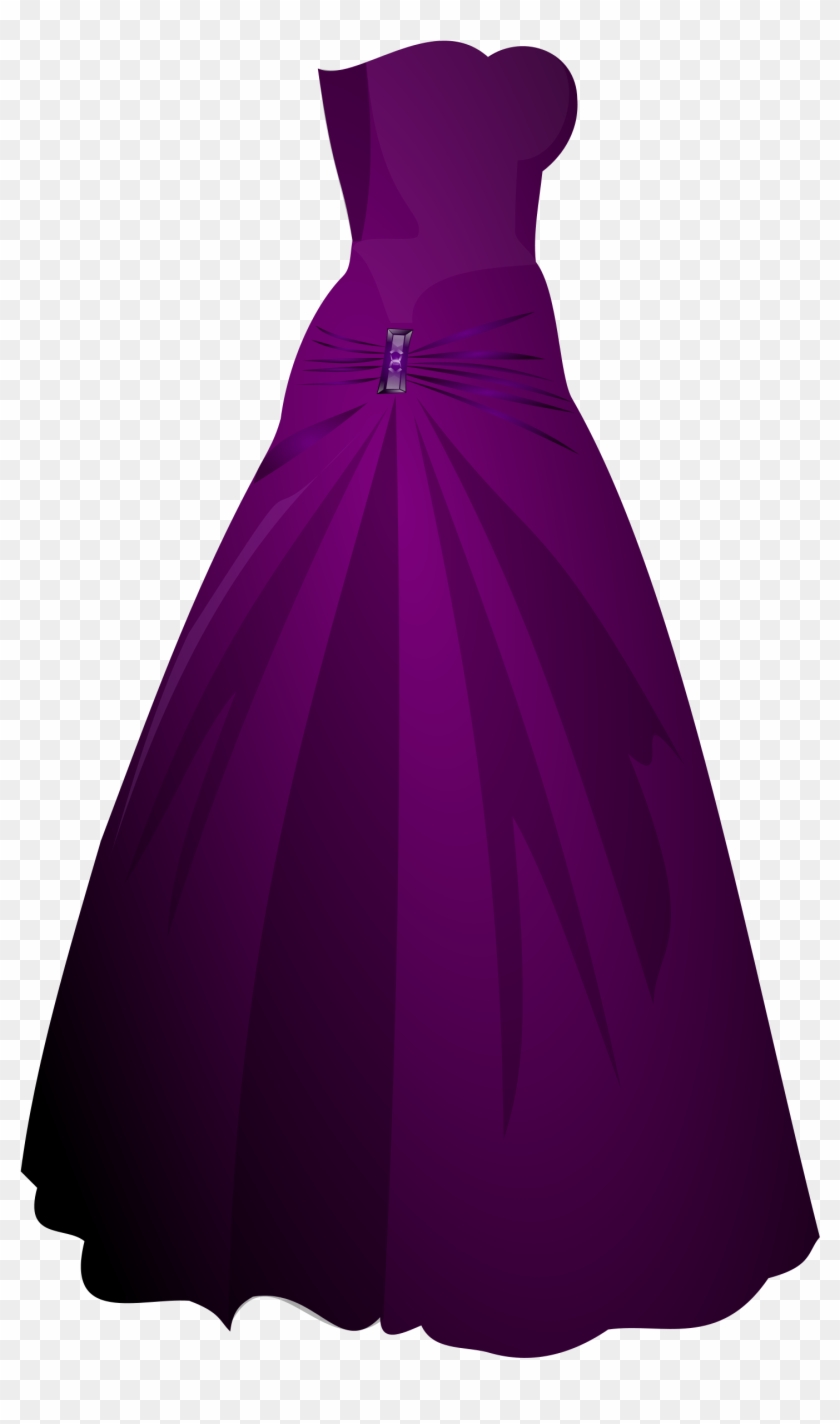 Wedding Dress Clip Art - Prom Dress Transparent Background, HD Png ...