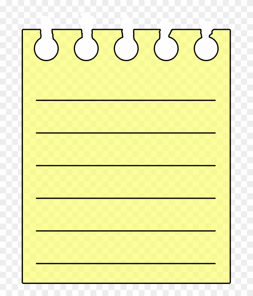 Yellow Notepad Png Note Png Clipart Transparent Png 695x900 Pngfind