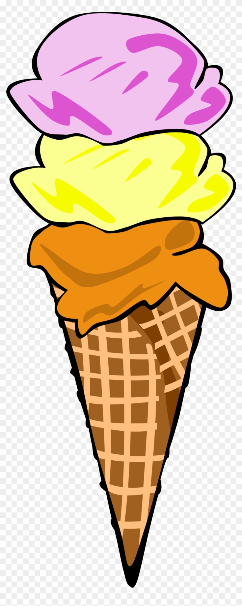 Clip Art Free Stock Clipart Of Ice Cream Ice Cream Cone Pdf HD Png